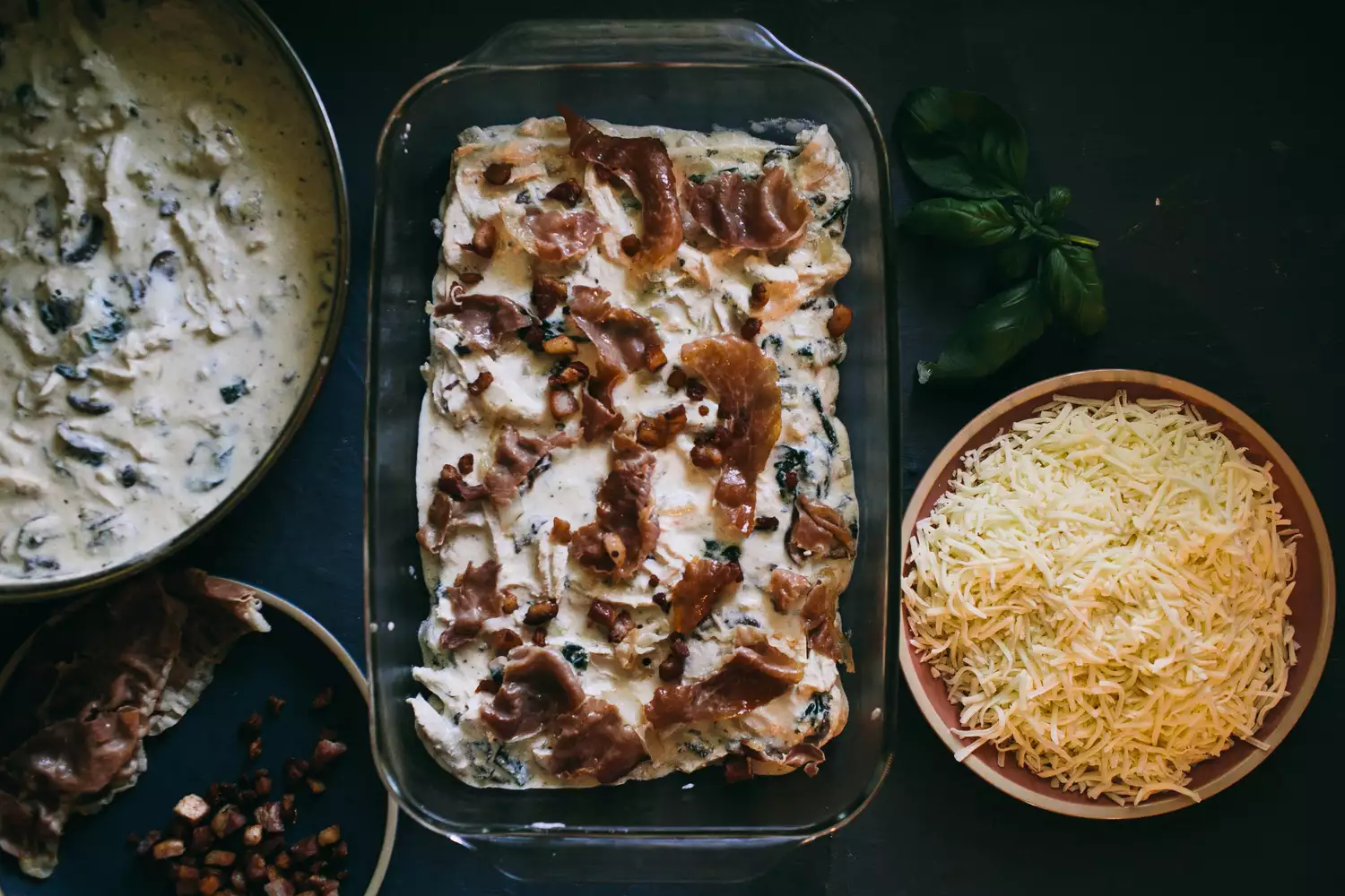 assembler la lasagne