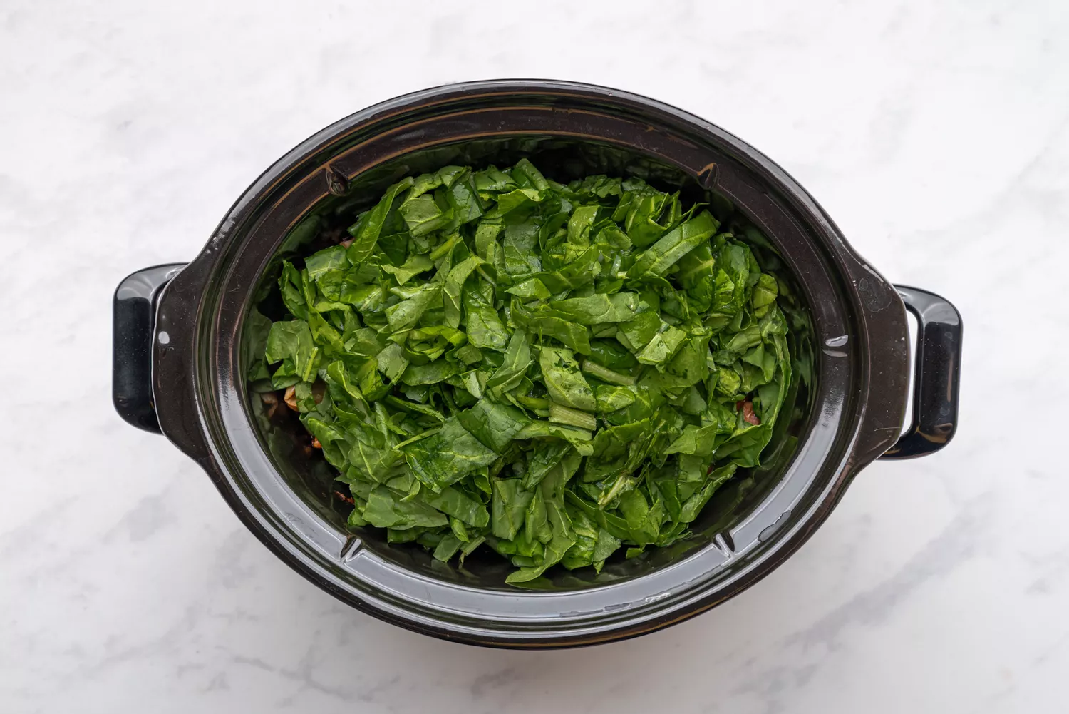 Chou ajouté à la mijoteuse