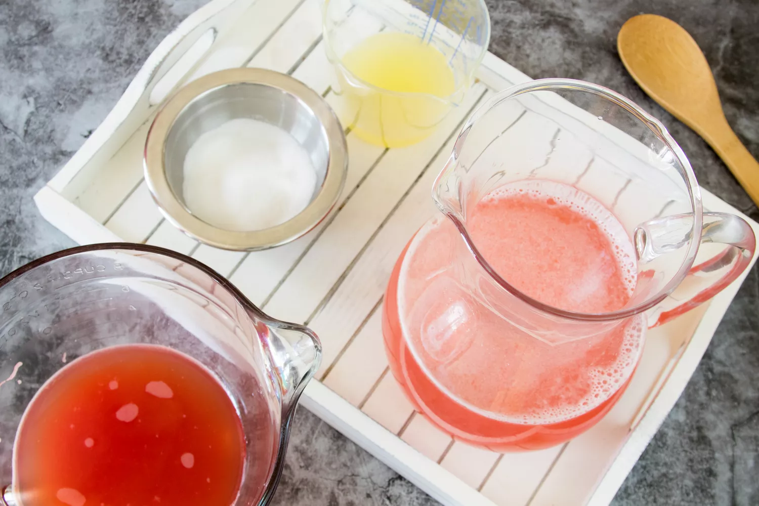 Mélange de limonade fraîche à la pastèque