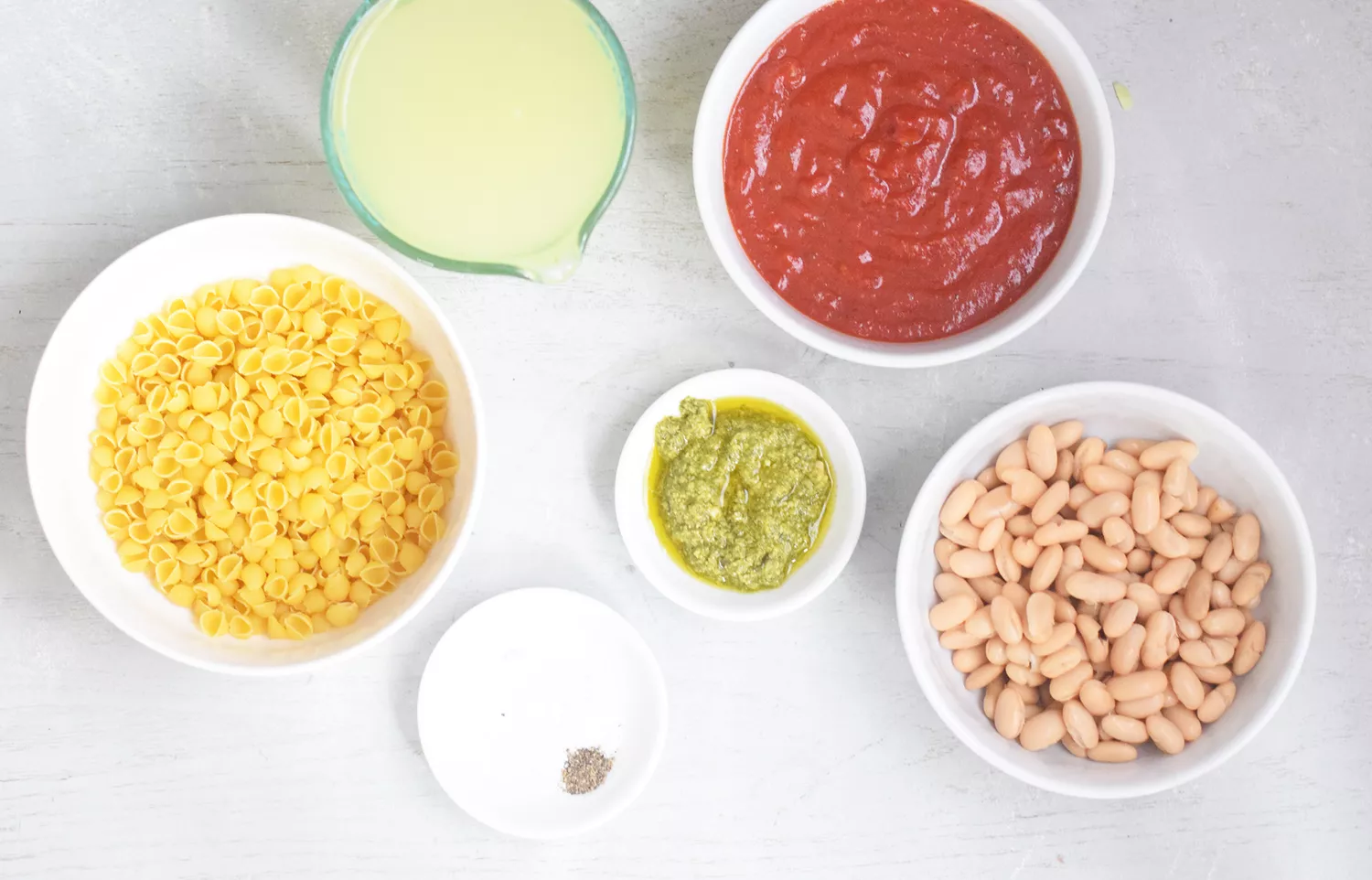 some ingredients for instant pot minestrone