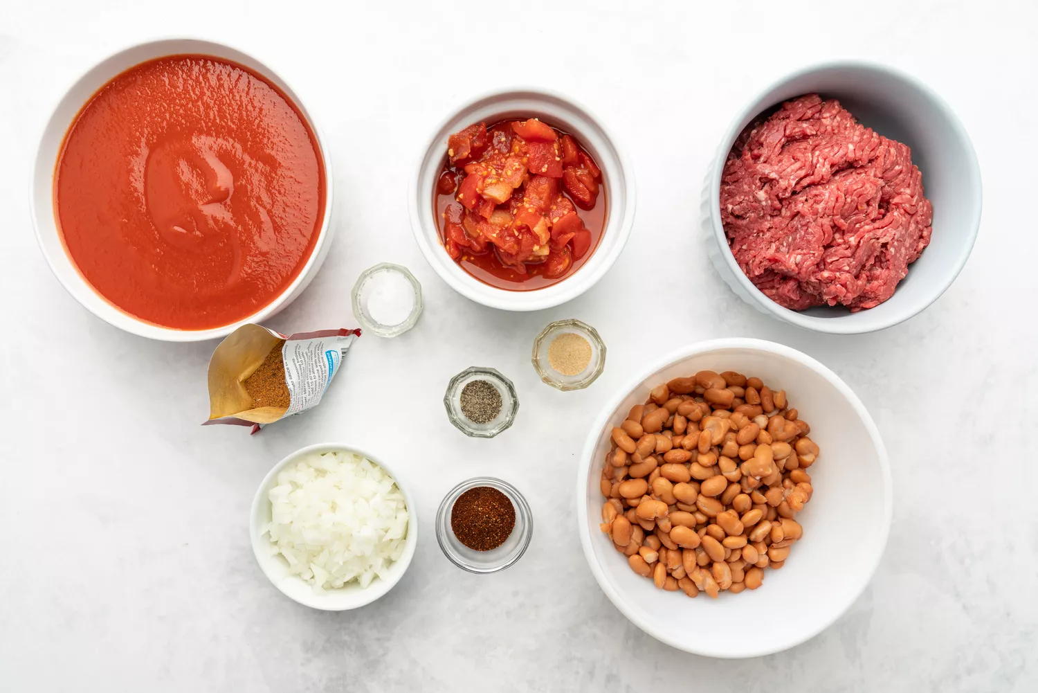The Easiest Crock Pot Chili ingredients