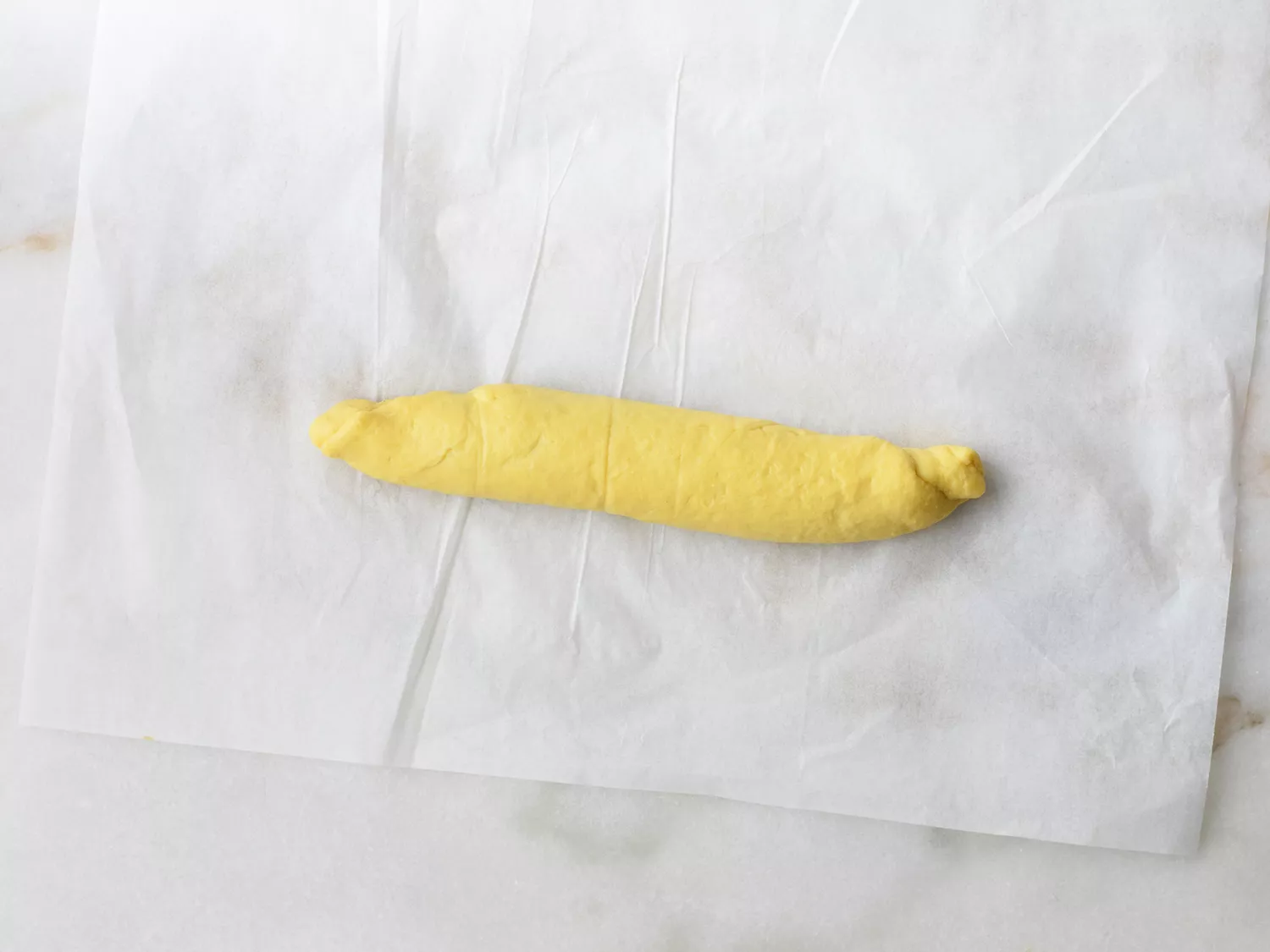 pâte roulée en boudin